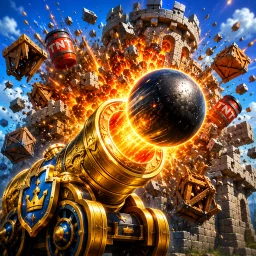 أيقونة Royal Smash Knockdown: Cannon